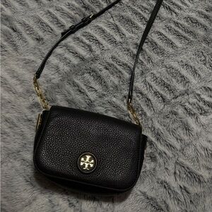 Tory Burch Black Leather Crossbody Bag